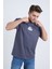 Erkek Oversize Get Ready Temalı Antrasit Renk T-Shirt 1