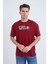 Erkek Oversize Bordo Wild T-Shirt 1