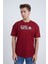 Erkek Oversize Bordo Wild T-Shirt 4