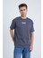 Erkek Oversize Handsome Baskılı Antrasit Renk T-Shirt 1