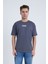Erkek Oversize Handsome Baskılı Antrasit Renk T-Shirt 2