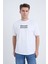 Erkek Oversize Beyaz Moving T-Shirt 1