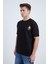 Erkek Oversize Siyah Campfire T-Shirt 4