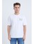 Erkek Oversize Beyaz Tennis T-Shirt 2