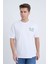 Erkek Oversize Beyaz Tennis T-Shirt 3