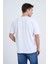 Erkek Oversize Beyaz Tennis T-Shirt 4