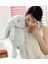 Arkadaşım Uzun Kulak Bunny Peluş Tavşan 65 cm Gri 2