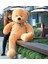 Özel Hediye - 140 cm Papyonlu Peluş Ayıcık... Kahverengi 1