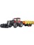 BR03198 Case Ih Optum 300CVX Kepçeli Traktör & Balya Römorku 1