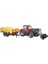 BR03198 Case Ih Optum 300CVX Kepçeli Traktör & Balya Römorku 3