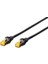 Cat 6A Sftp/pımf (Pairs In Metal Foil) Patch Kablosu, Lszh, 0,5 Metre, Awg 26, Siyah Renk 1