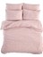 Lienna Çift Kişilik Nevresim Takımı Pudra 3