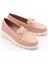 6095-1 Kadin Aksesuarli Loafer Ayakkabi 2