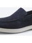 Erkek Lacivert Süet Loafer Ayakkabı A51Y8003 2