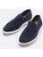 Erkek Lacivert Süet Loafer Ayakkabı A51Y8003 5