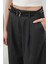 32183 Kadın Kemerli Palazzo Pantolon 2