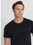Bisiklet Yaka Baskılı Siyah Erkek T-Shirt ACE091252078_SYH 4