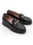 6095-1 Kadin Aksesuarli Loafer Ayakkabi 2