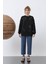 32117 Kadın Taşlı Basic Modal Sweat 2