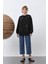32117 Kadın Taşlı Basic Modal Sweat 5
