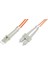 LC-SC Fiber Optik Patch Kablo, Multimode OM 1 62.5/125 Duplex, 3.0mm, LSZH, 7 metre 1