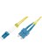 LC-SC Fiber Optik Patch Kablo, 9/125 µ, Singlemode, 3.0mm, Duplex, OS2, LSZH, 10 metre 1