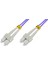 Sc - Sc Fiber Optik Patch Kablo, Multimode Om 4 50/125 Duplex, 3.0mm, Lszh, 1 Metre 1