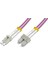 LC-SC Fiber Optik Patch Kablo, Multimode OM 4 50/125 Duplex, 3.0mm, LSZH, 1 metre 1
