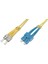 ST-SC Fiber Optik Patch Kablo, 9/125 µ, Singlemode, 3.0mm, Duplex, OS2, LSZH, 5 metre 1