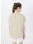 D5SL-TST3731 Mint Melanj Bisiklet Yaka Relaxed Baskılı Kadın T-Shirt 3