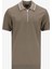 Polo Yaka Basic Düz Haki Erkek Kazak F5SM-KZK 2079 1