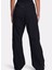 6000277-001 Icon Crinkle Tear-Away Siyah Lastikli Bel Loose Fit Düz Kadın Eşofman Altı 1