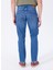 Orta Bel Slim Fit Mavi Erkek Denim Pantolon Vegas Slım - 1011 4