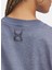 1389568-044 Ua Run 96 Graphic Ss Gri Yuvarlak Yaka Loose Fit Baskılı Kadın T-Shirt 3