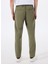 Bağlamalı Bel Normal Paça Slim Fit Yeşil Erkek Pantolon ACE001252275_YSL 5