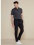 Normal Bel Düz Paça Standart Siyah Erkek Pantolon BBSS25MPT024 2