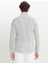 Slim Fit Düğmeli Yaka Gri Erkek Gömlek ACE020252224_GRI 5