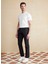 Normal Bel Düz Paça Standart Siyah Erkek Pantolon BBSS25MPT020 2