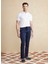 Normal Bel Düz Paça Standart Lacivert Erkek Pantolon BBSS25MPT024 2