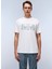 NP0A4IEA2061-S-VANNI Prt Ss Beyaz Relaxed Erkek T-Shirt 2
