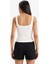 Slim Fit Dar Kesim Basic Düz Yuvarlak Yaka Fitilli Kaşkorse Atlet E5540AX25SM 5