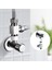 3x Pirinç 3 Yollu Su Yönlendirici Adaptörü Hızlı Kurulum Banyo Duş Bide Açı Değiştirme Vana Konnektörü (Yurt Dışından) 3