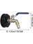 Ibc Küresel Çıkış Musluk Tankı 3/4 Inç Gıda Sınıfı Drenaj Adaptörü S60X6 1000 L Yağmur Suyu Kabı Pirinç Hortum Musluk Vanası (Yurt Dışından) 2