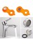 6x Musluk Havalandırıcı Banyo Lavabo Havalandırıcı, Pirinç Kabuk Anahtarı ile Mutfak Yedek Parçaları (Yurt Dışından) 4