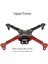 F450 Drone Kamera Alev Tekerlek Kıt 450 Çerçeve Rc 4 Eksenli Multikopter Quadcopter Siyah+Kırmızı (Yurt Dışından) 4