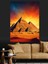 Çöl Piramitleri Dekoratif Kanvas - Mdf Ahşap Tablo 4