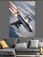 Jet Uçağı Dekoratif Kanvas - Mdf Ahşap Tablo 1