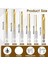 6 Adet Titanyum Kaplamalı Hss Büküm Matkap Uçları, 3-8mm Altıgen Saplı Tırtıklı Kesme Ucu Spiral Testere (Yurt Dışından) 2