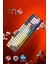 Mekanik Oyuncu Klavyesi Red Switch Retro Dizayn 9 Işık Animasyonlu Rainbow LED Işıklı Gaming Klavye 1