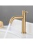 2x Fırça Altın Tek Soğuk Havza Musluğu 304 Malzeme Miks Banyo Lavabo Su Yıkama Musluğu-A (Yurt Dışından) 4
